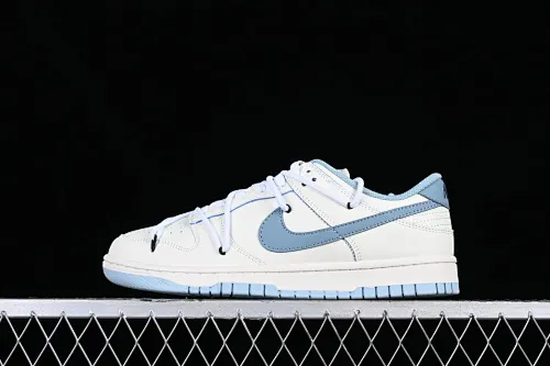 All Categories Nk SB Dunk Series Nk SB Dunk Low Low-top Sneakers Nk Dunk Low Summer Feeling Sea Salt Milk Ice Customized Deconstructed Strap Casual Sneakers DD1503-123